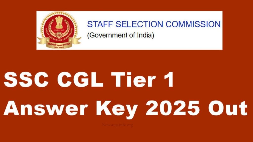 SSC CGL Tier 1 Answer Key 2025 Released – Download Official PDF & Check Response Sheet